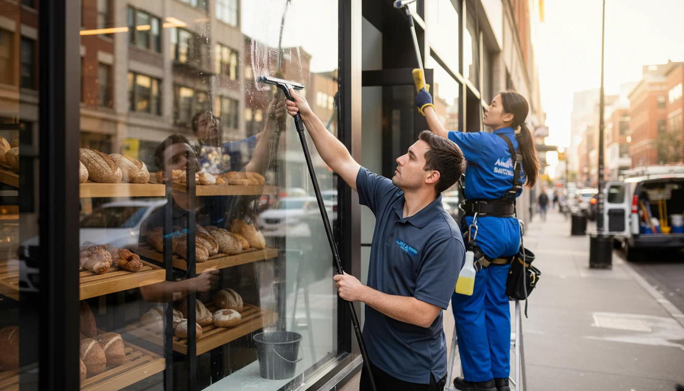 Storefront Window Cleaning solution